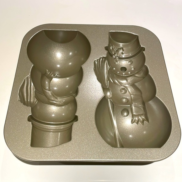 🆕 Williams-Sonoma Snowman Cake Pan 3D - Picture 2 of 7